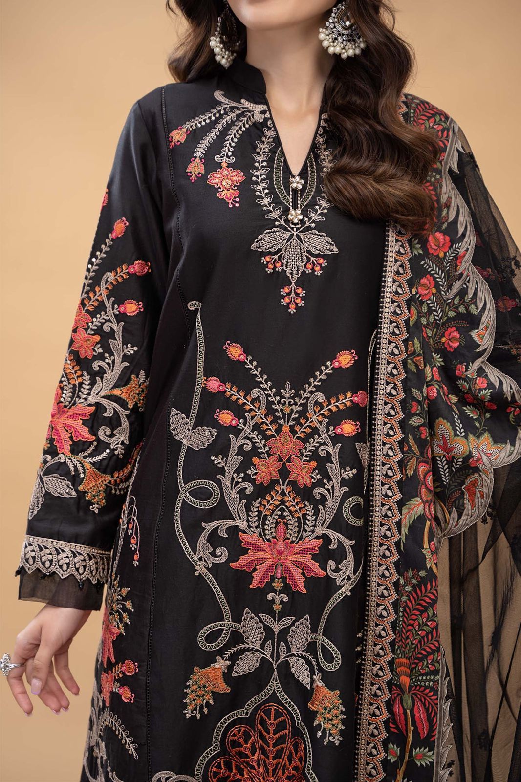 MARIA B Sateen Lawn Fully Embroidered