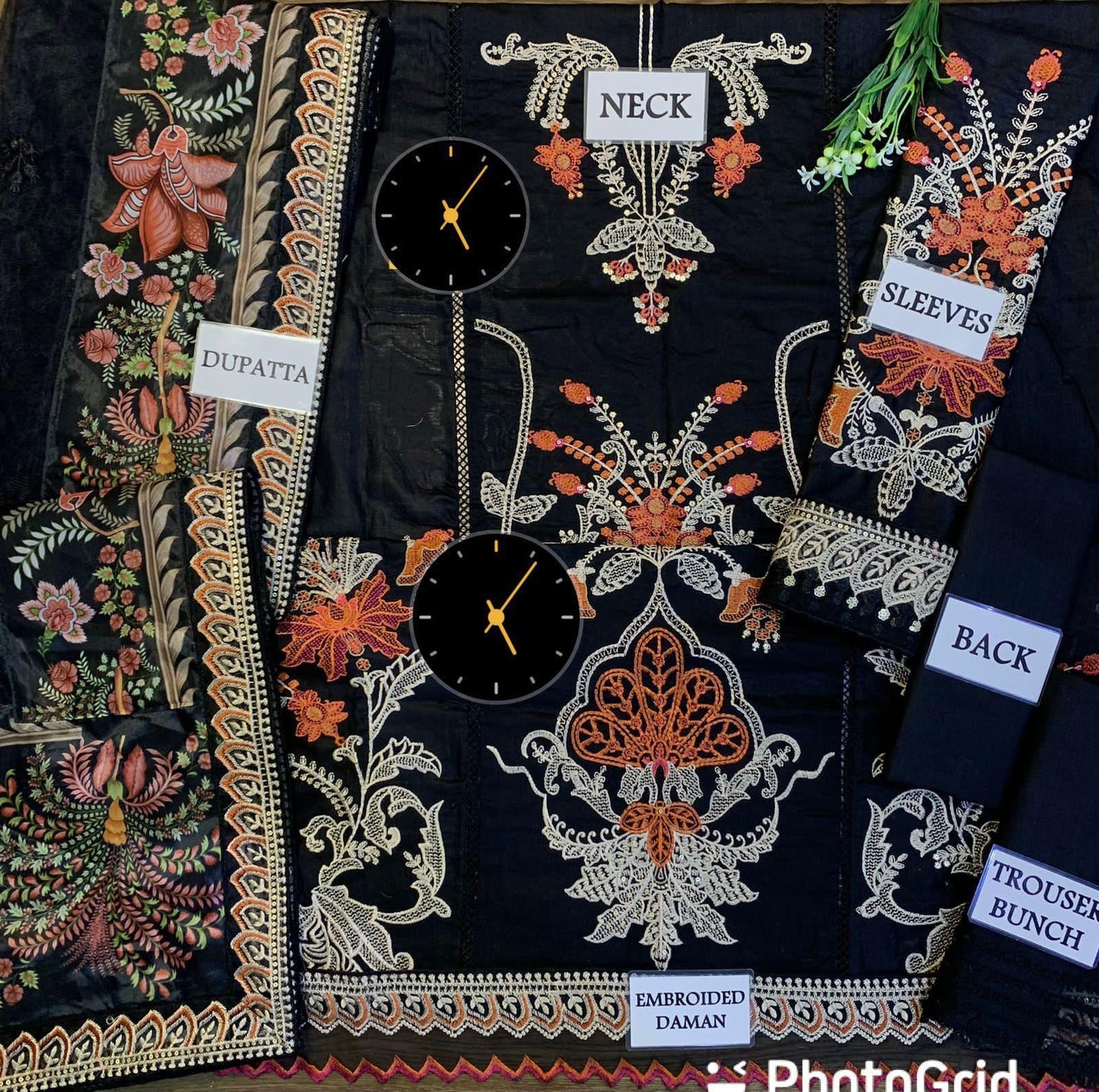 MARIA B Sateen Lawn Fully Embroidered