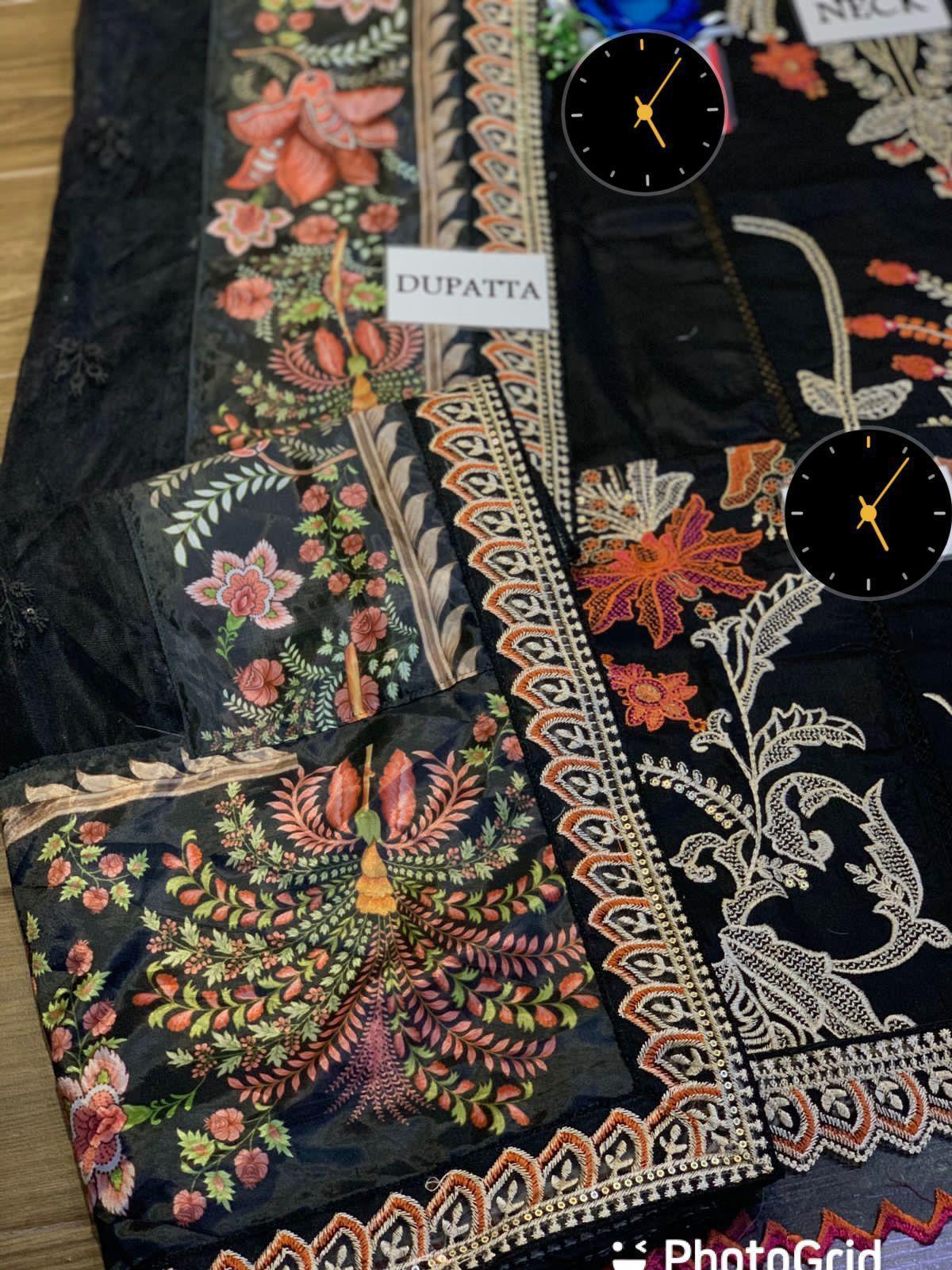 MARIA B Sateen Lawn Fully Embroidered