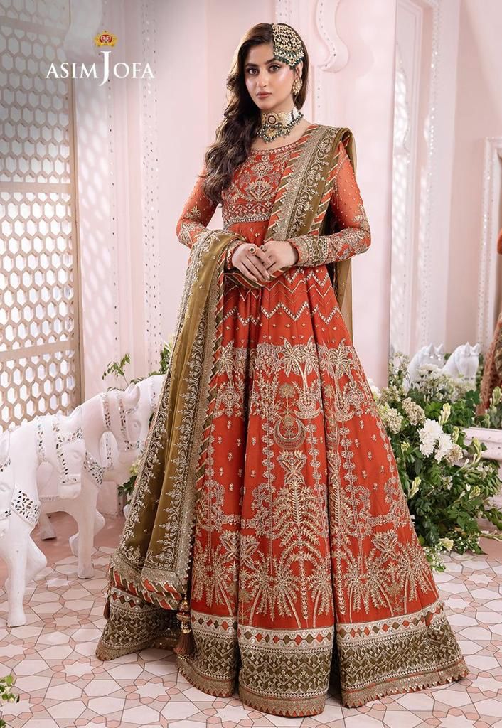 Asim Jofa – Luxury Chiffon Frock Replica