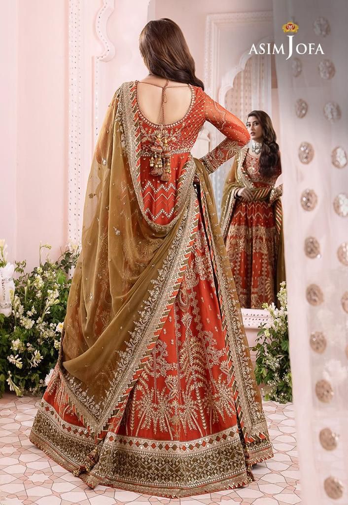 Asim Jofa – Luxury Chiffon Frock Replica