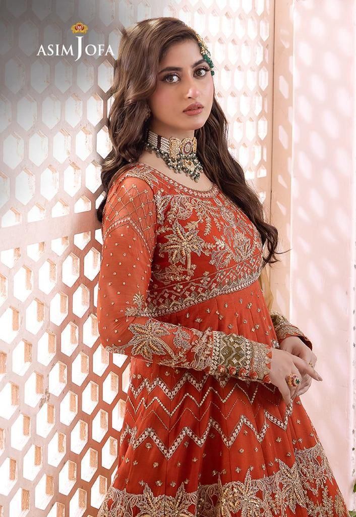 Asim Jofa – Luxury Chiffon Frock Replica