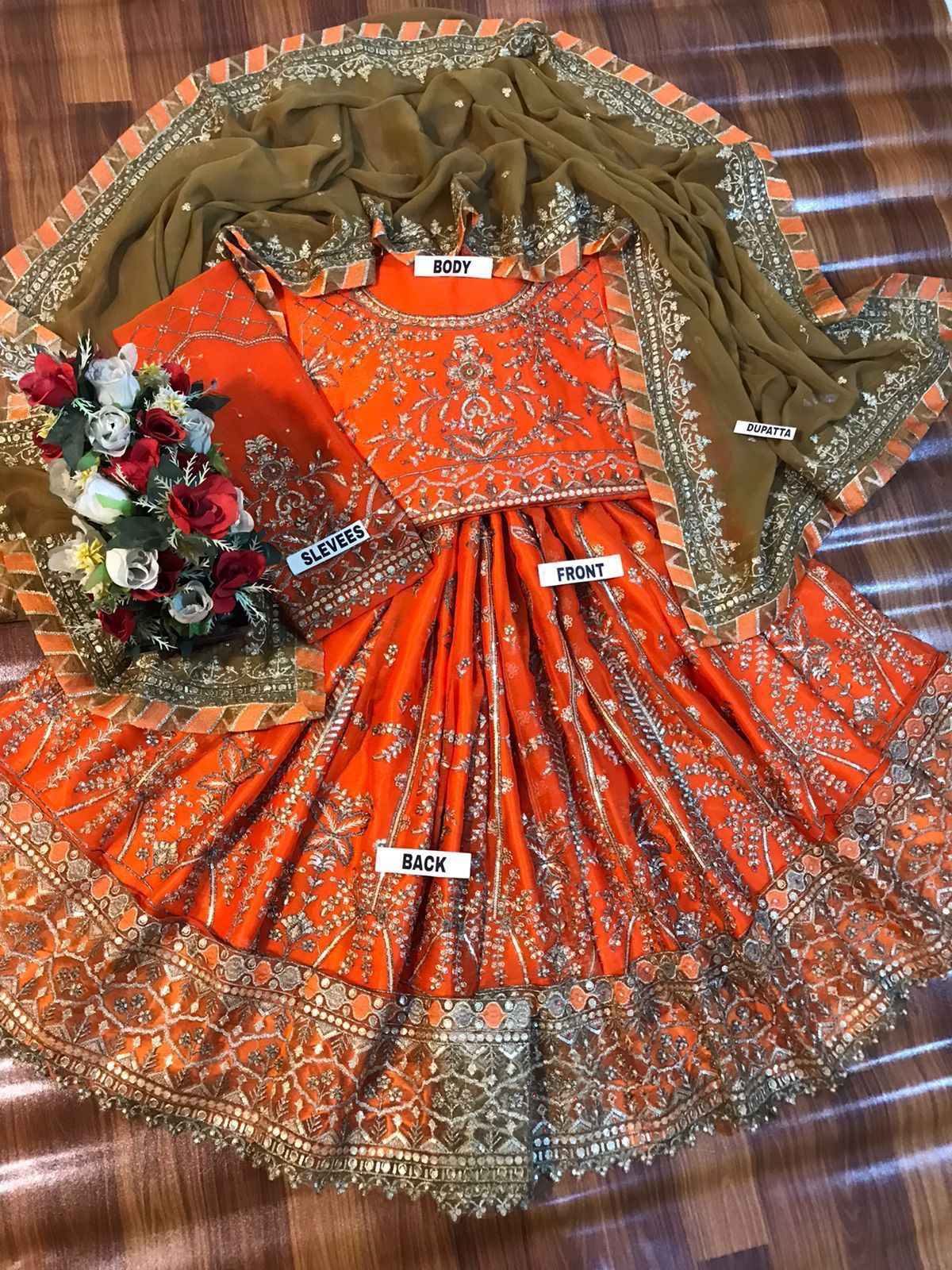 Asim Jofa – Luxury Chiffon Frock Replica