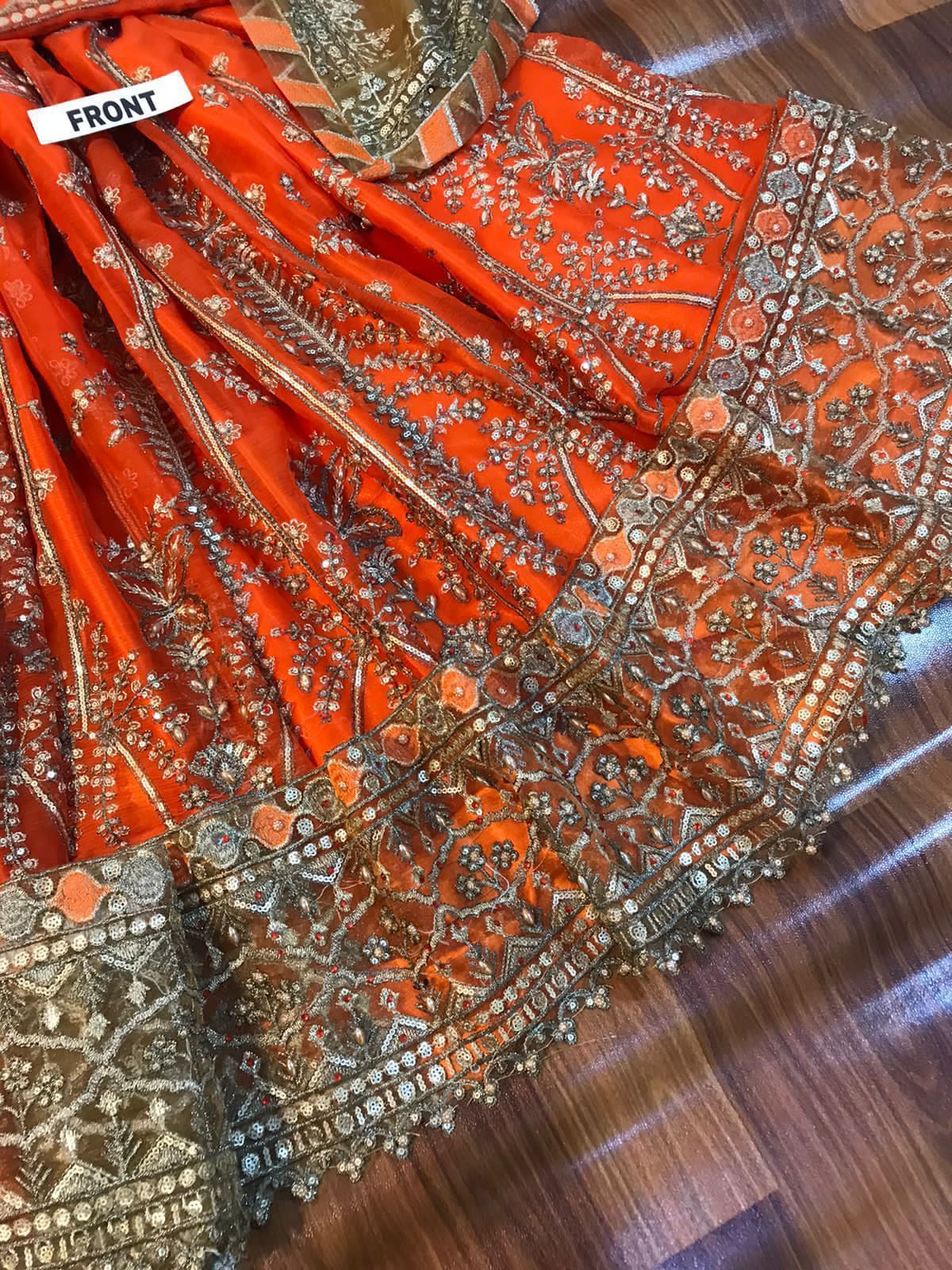 Asim Jofa – Luxury Chiffon Frock Replica