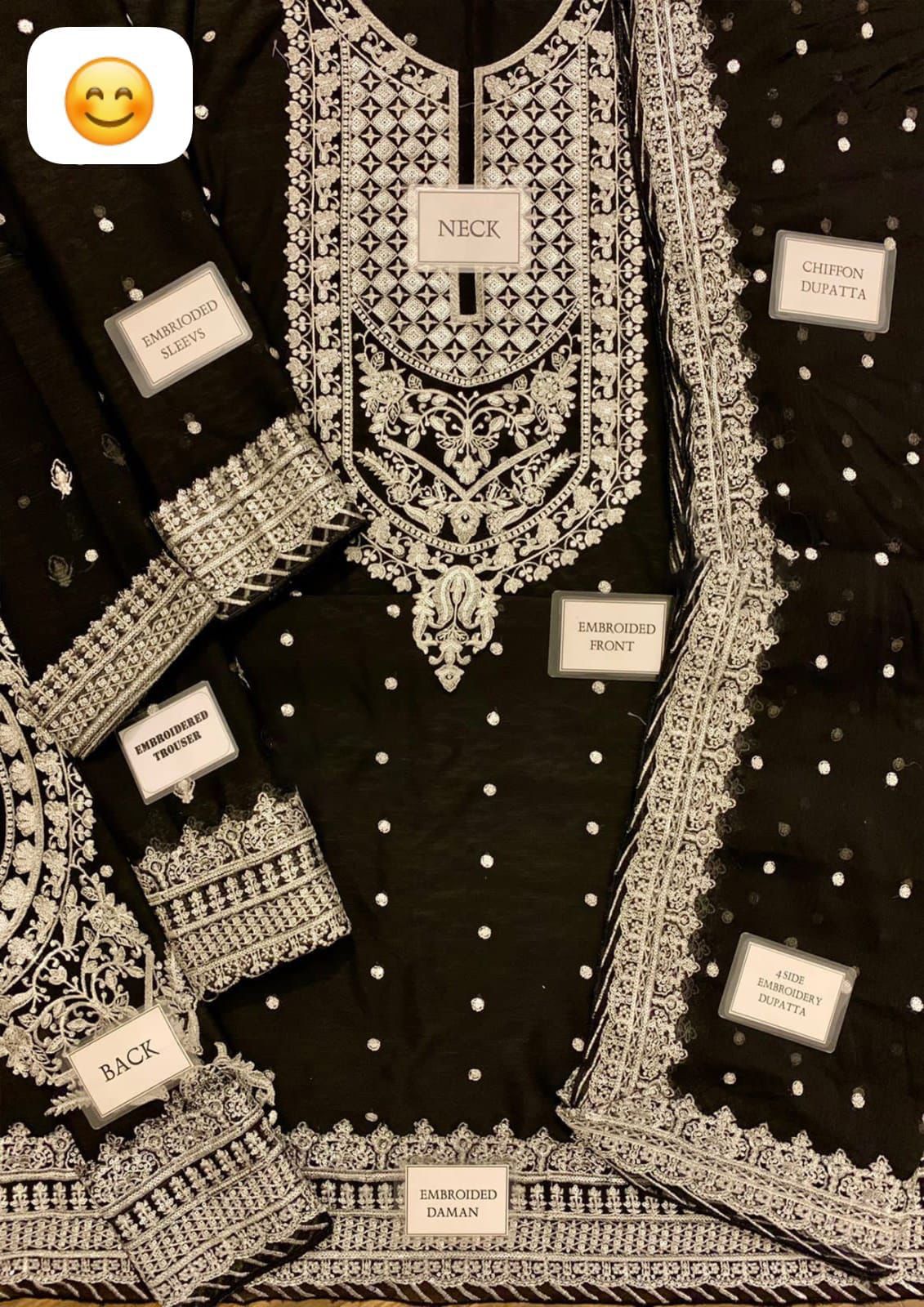 Asim Jofa Chandni Luxury Chiffon (Original-Inspired Design)