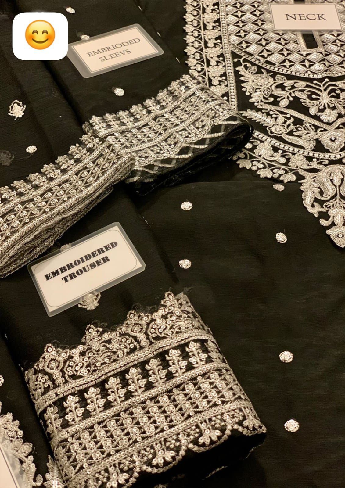 Asim Jofa Chandni Luxury Chiffon (Original-Inspired Design)