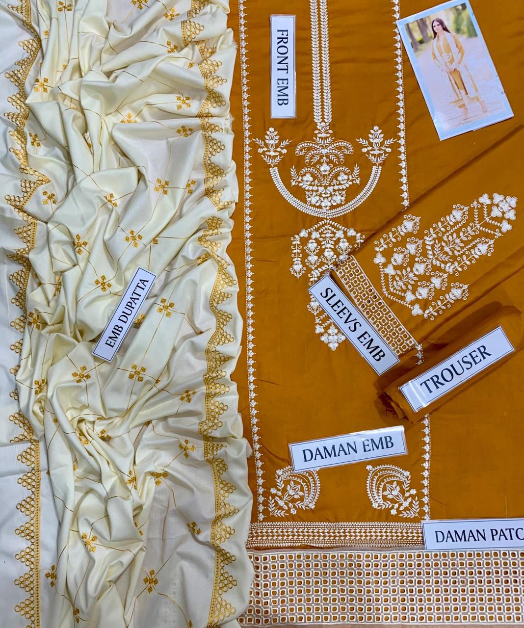 Zara Shah Jahan Embroidered Dhanak Unstitched 3Piece D-001