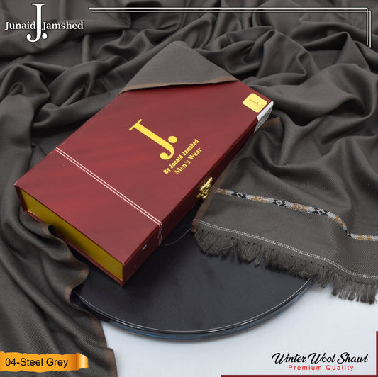 J. Men Exclusive Shawl D-009 (Steel Grey)