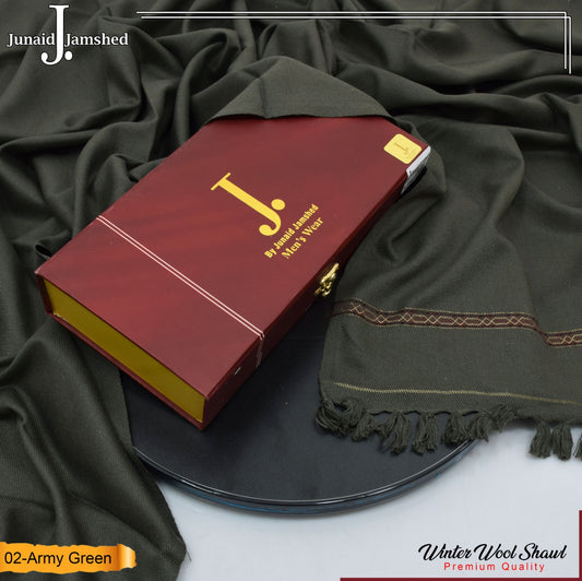 J. Men Exclusive Shawl D-008 (Army Green)
