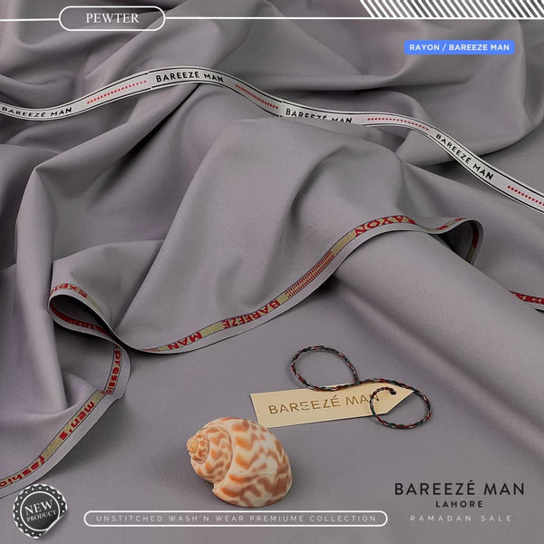 Bareeze Rayon Wash & Wear D-008