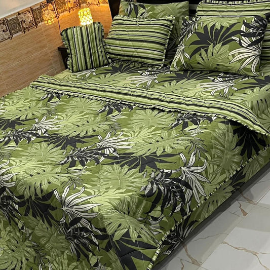 6-Piece Printed Comforter Set - King Size